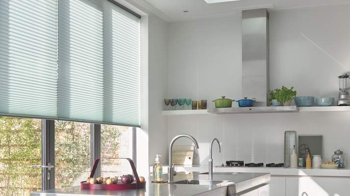 Plissé Blinds for Kitchens