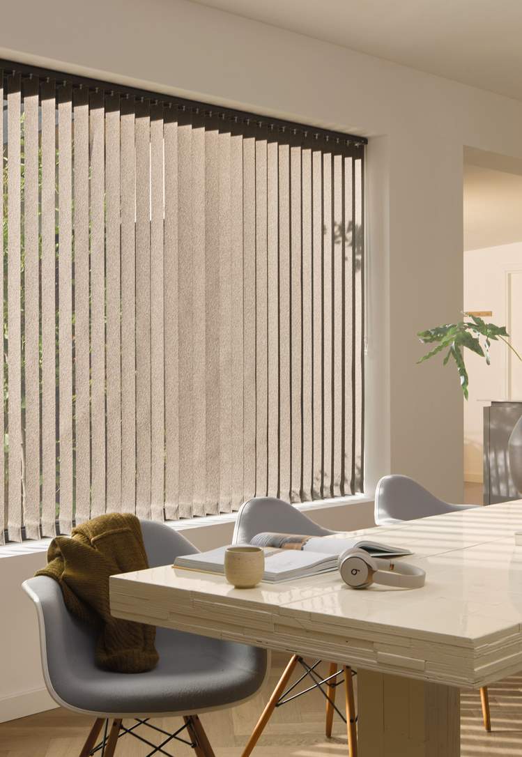 Large Windows Love Vertical Blinds