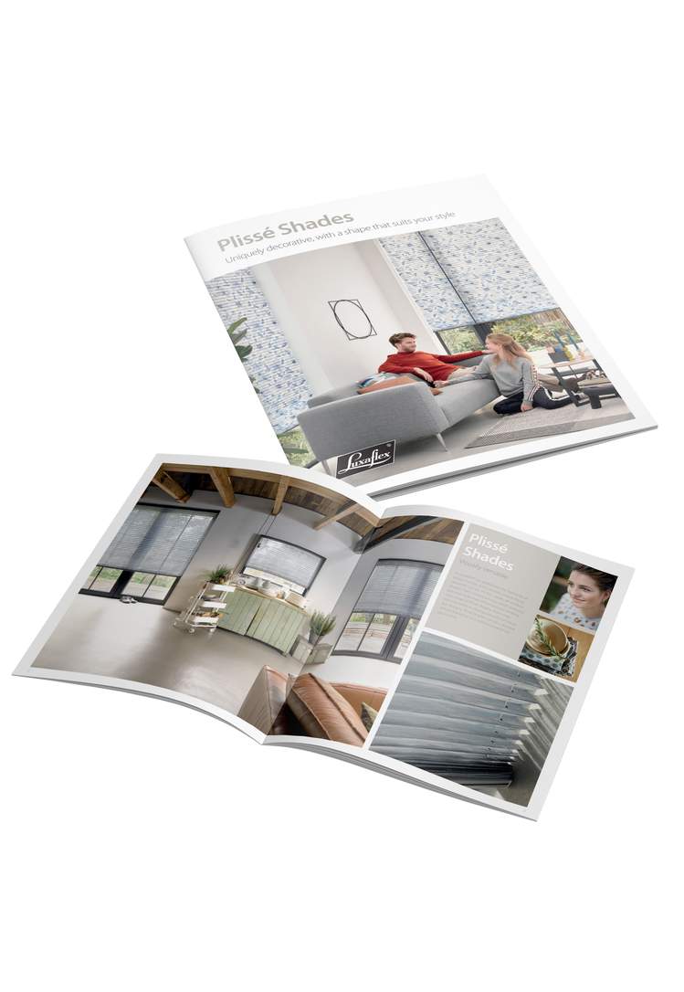 Plissé blinds brochure