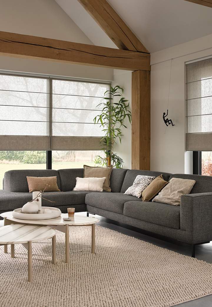 Linen blinds